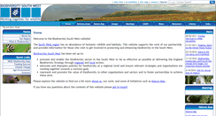 Desktop Screenshot of biodiversitysouthwest.org.uk