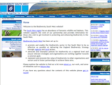 Tablet Screenshot of biodiversitysouthwest.org.uk